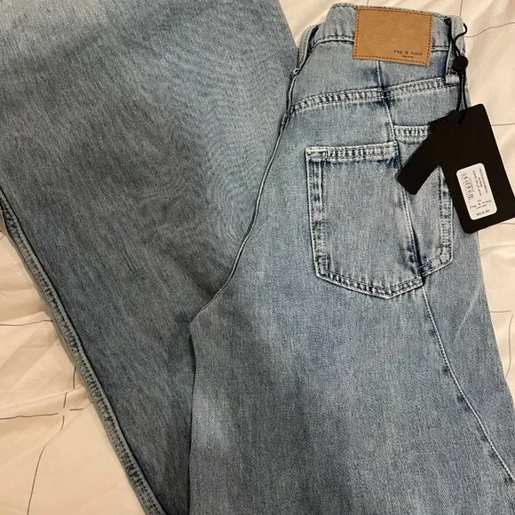 Rag & Bone Sofie Splice High-Rise Jeans